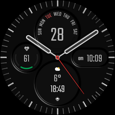 DADAM43: Analog Watch Face screenshot 16