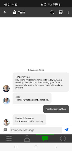 Ziply Business Communicator Screen 2