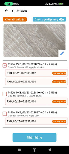 Android application Đối tác Forlife screenshort