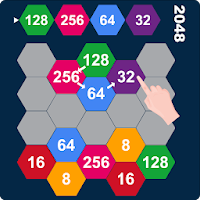 2048 Slide n Merge Hexagons - Hexa Merge Puzzle