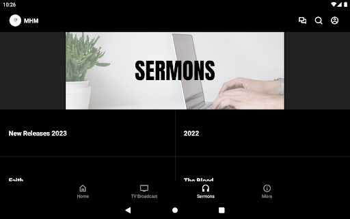 Screenshot of Mark Hankins Ministries