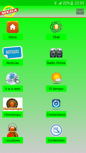 Android application Mega FM Vergara screenshort
