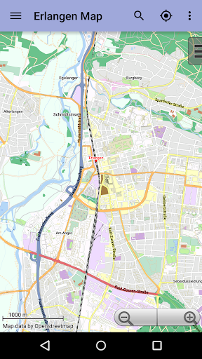 Android application Erlangen Offline City Map screenshort