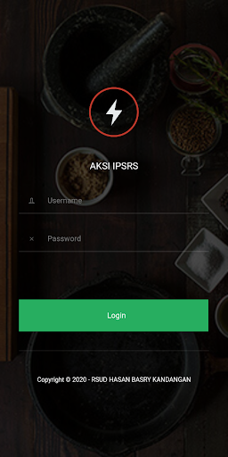 Android application AKSI IPSRS - RSUD BHHB screenshort