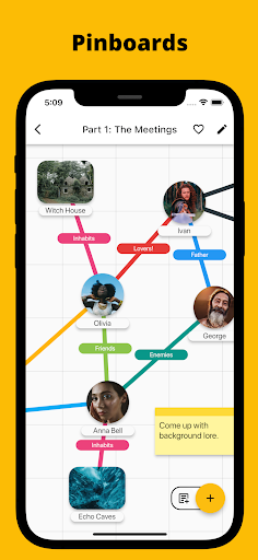 Fortelling - Writer Tools Screen 3