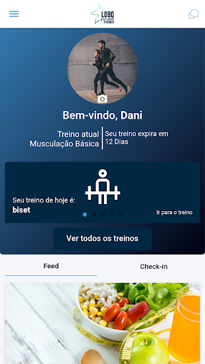 Android application LoboFIT screenshort