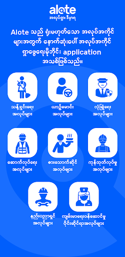 Android application Alote Myanmar screenshort