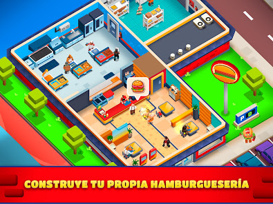 Captura de Pantalla 8 Idle Burger Empire Tycoon—Game android