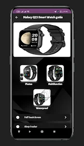 Molocy Q23 Smart Watch guide