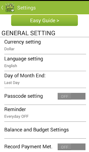 Quick Money Recorder-Budget screenshot 9