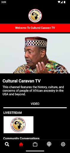 Android application Cultural Caravan TV screenshort
