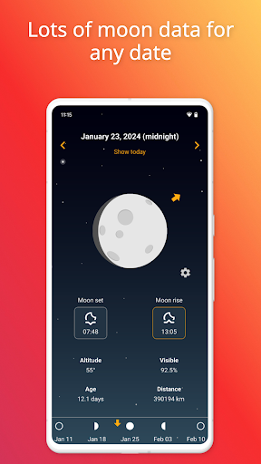 Moon Phase Now: Lunar Calendar screenshot 8
