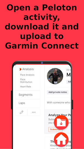 Peloton to Connect (TCX) Screen 2