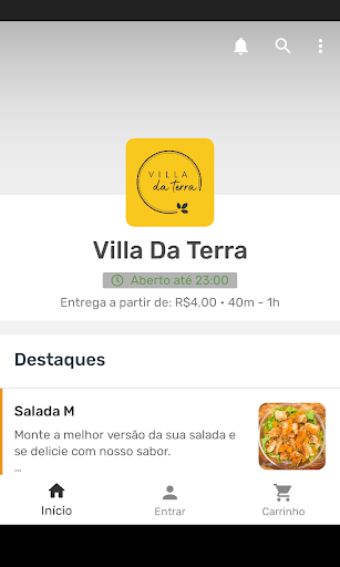 Android application Villa Da Terra screenshort