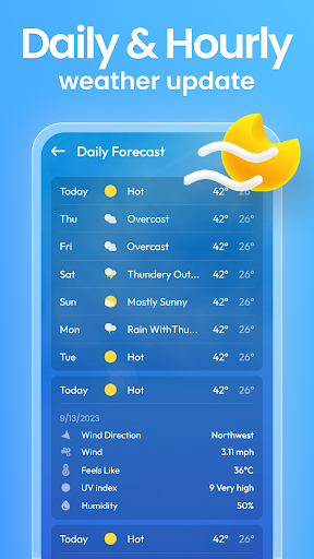 Weather Forecast & Radar Screen 2