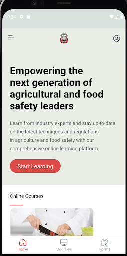 ADAFSA learning-hub Screen 2