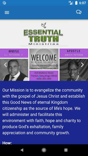 Android application Essential Truth Ministries screenshort