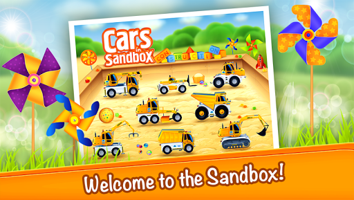 Cars in Sandbox (app 4 kids) screenshots 1
