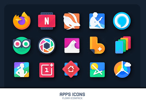 Flora: Icon Pack Material