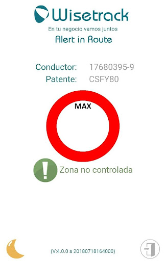 Alert In Route Mininco Screen 3