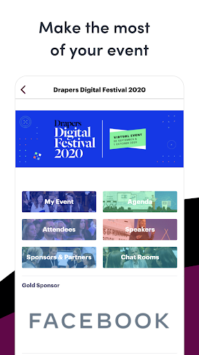 Android application Drapers Events screenshort