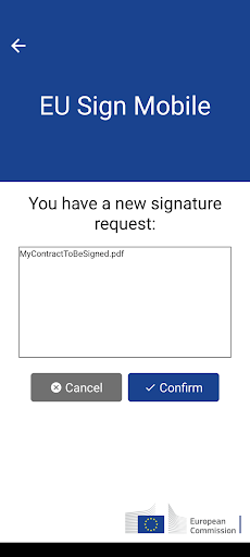 EU Sign Mobile Screen 3