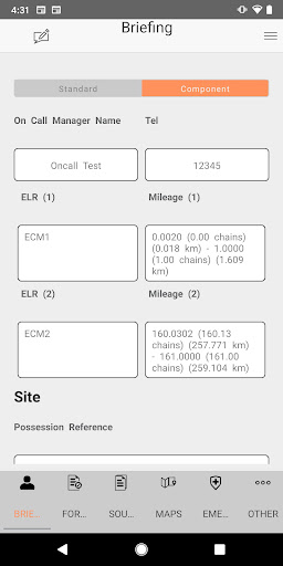 MySWP Screen 3