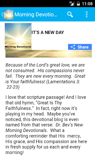Morning Devotionals Screen 3