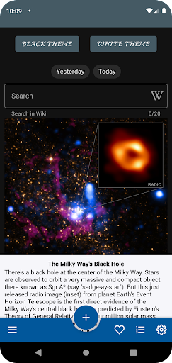 Android application Astronomy picture of day screenshort