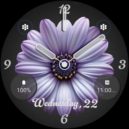 ART035 Flower Watch Face screenshot 25