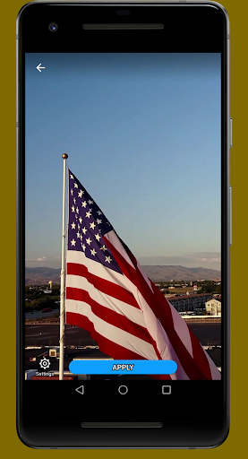 Android application American Flag Video Wallpapers screenshort