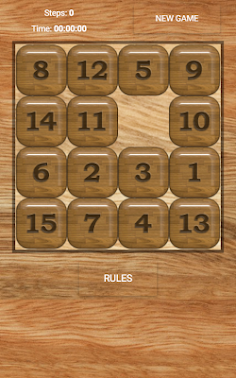 15-puzzle or Game of Fifteen - Screenshot 3