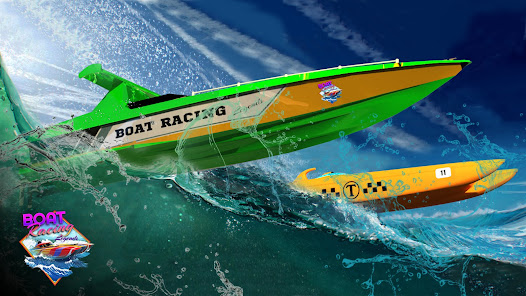 Ski Boat Racing: Jet Boat Game apkpoly screenshots 3