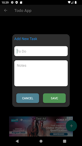 Todo APP Screen 3