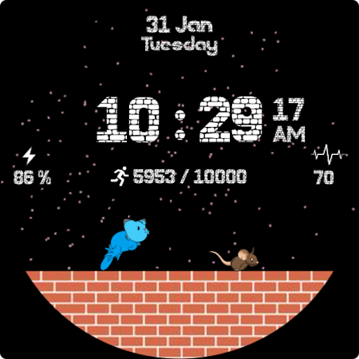 CatchMe Animated - Watch Face