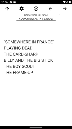 Android application Book, Somewhere in France screenshort
