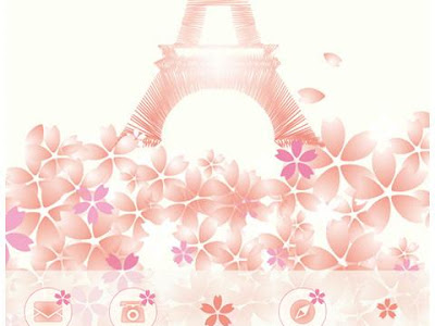 選択した画像 エッフェル 塔 壁紙 ピンク 302090