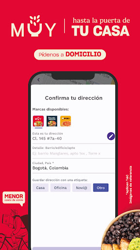 Android application Muy App screenshort
