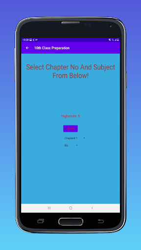 10th Class Preparation Screen 2