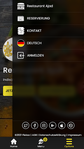 Restaurant Ajad Screen 2