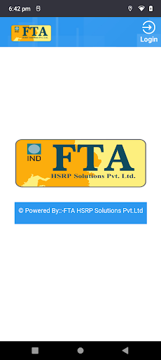 Android application FTA OEM HSRP screenshort
