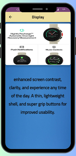 Polar Pacer Guide Screen 2