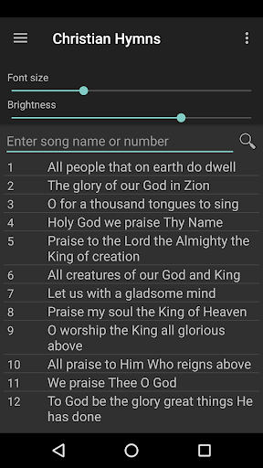 Christian English Hymns Screen 3