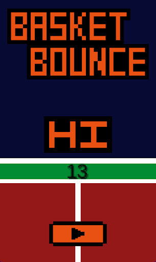 Android application BasketBounce screenshort