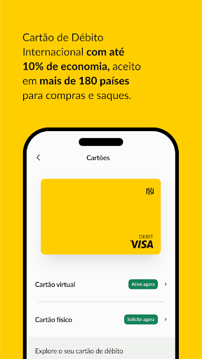 Nomad: Conta em Dólar e Cartão Screen 3