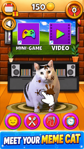 Meme Cat Sim: Cozy Home screenshot 1