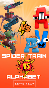 Merge:Spider Train Vs Alphabet