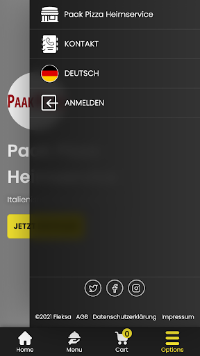 Paak Pizza Heimservice Screen 2