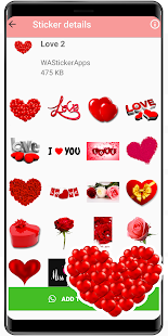 Amor stickers for WAStickerApps love