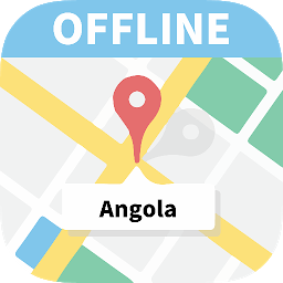 รูปไอคอน Angola offline map